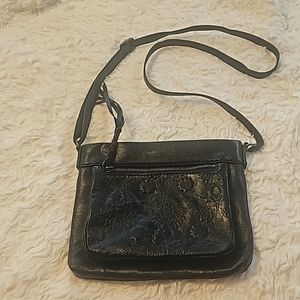The Sak Sanibel black leather crossbody purse.NWOT!